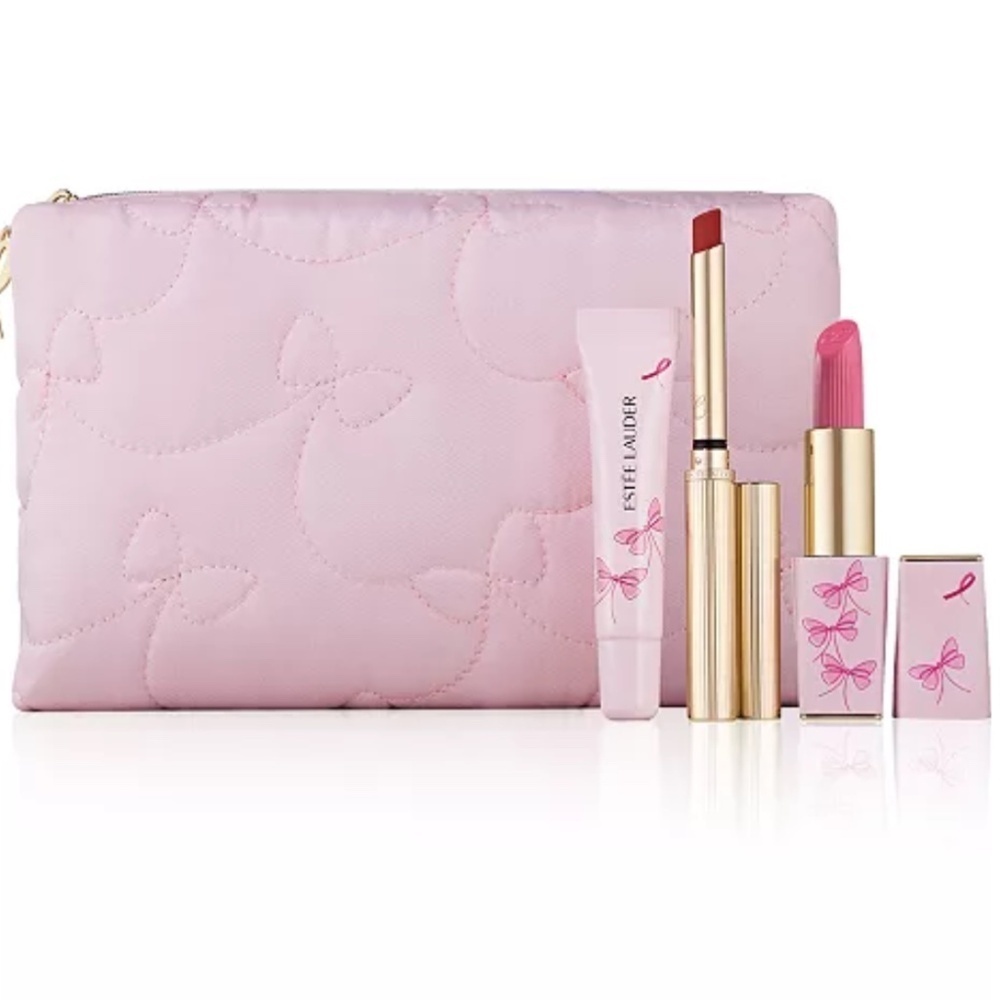 NWT Estée Lauder 4-Pc. Bouquet Of Strength Lip Set